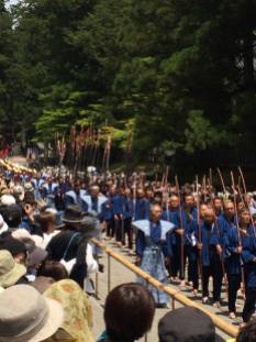 A thousand samurai for a procession
